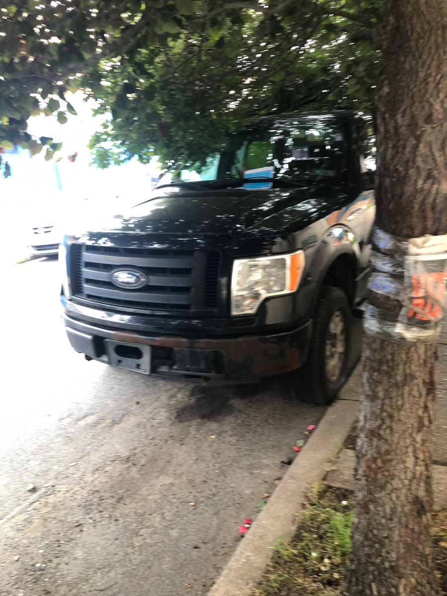 Photographic documentation of the work as submitted to the city's 311 record.