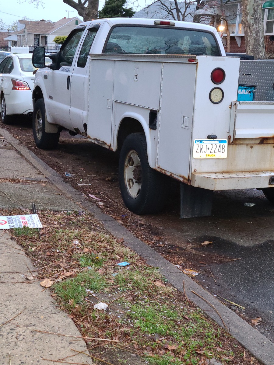 Photographic documentation of the work as submitted to the city's 311 record.