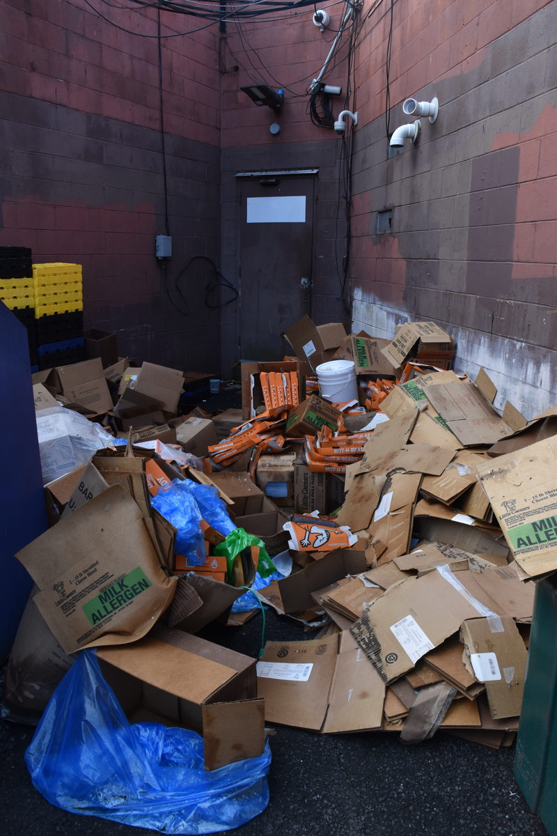 Photographic documentation of the work as submitted to the city's 311 record.