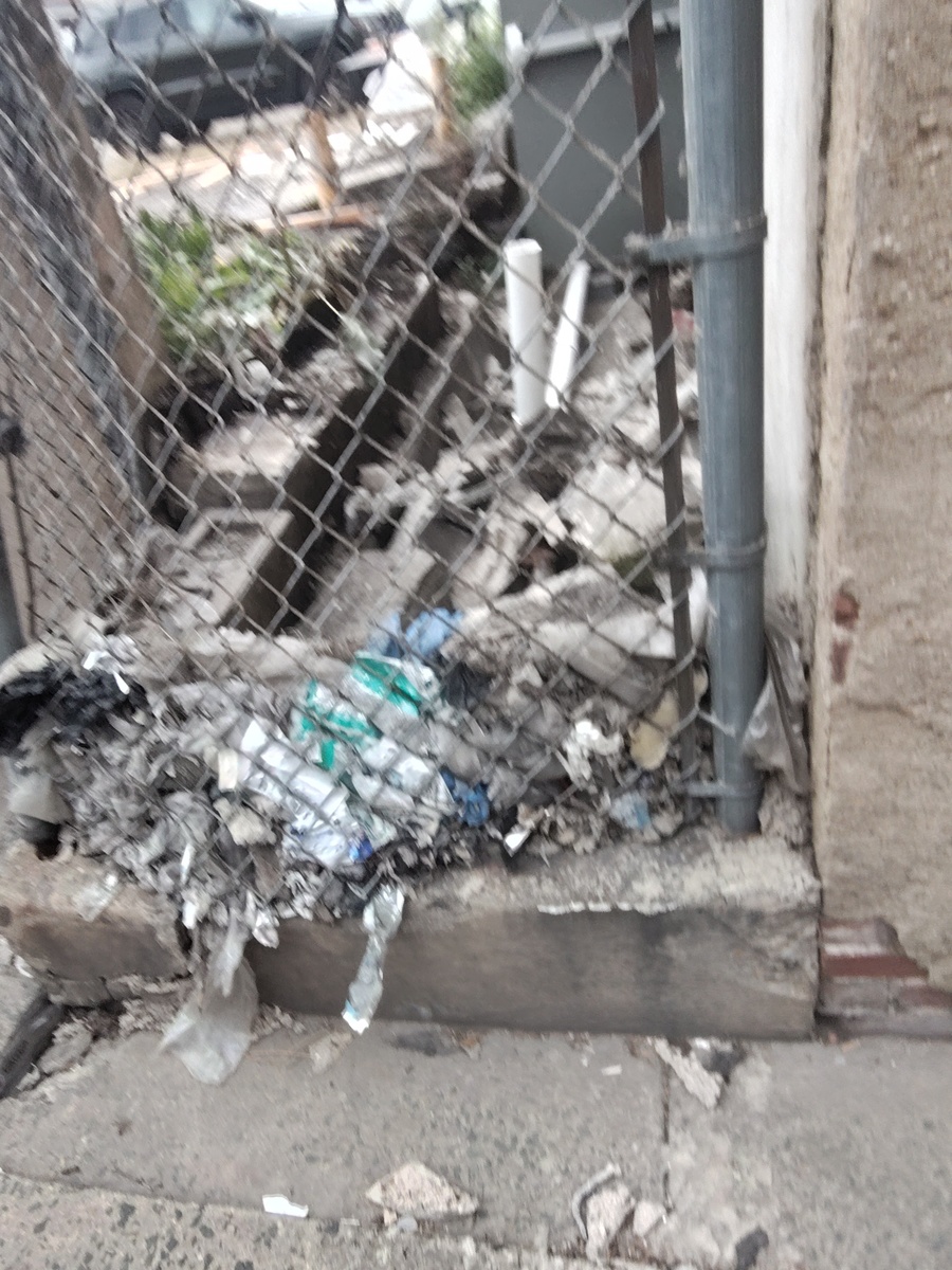 Photographic documentation of the work as submitted to the city's 311 record.