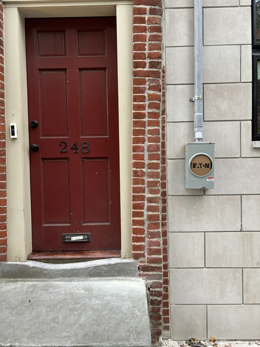Photographic documentation of the work as submitted to the city's 311 record.