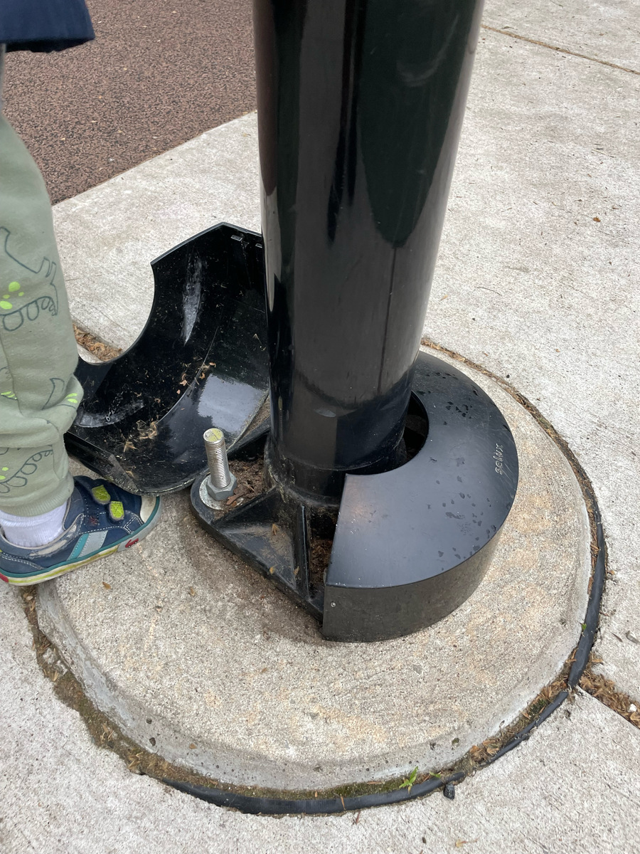 Photographic documentation of the work as submitted to the city's 311 record.