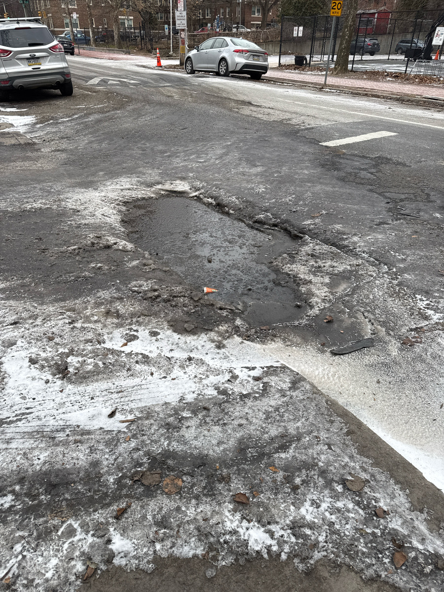 Photographic documentation of the work as submitted to the city's 311 record.