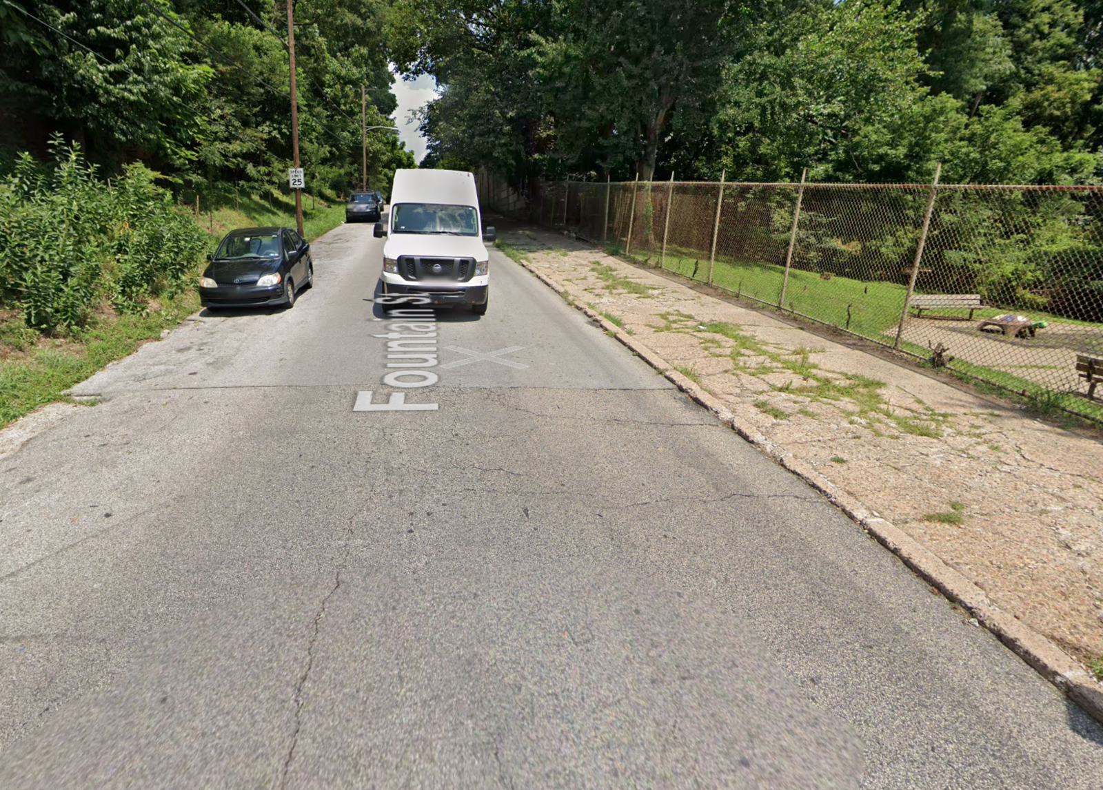 Photographic documentation of the work as submitted to the city's 311 record.