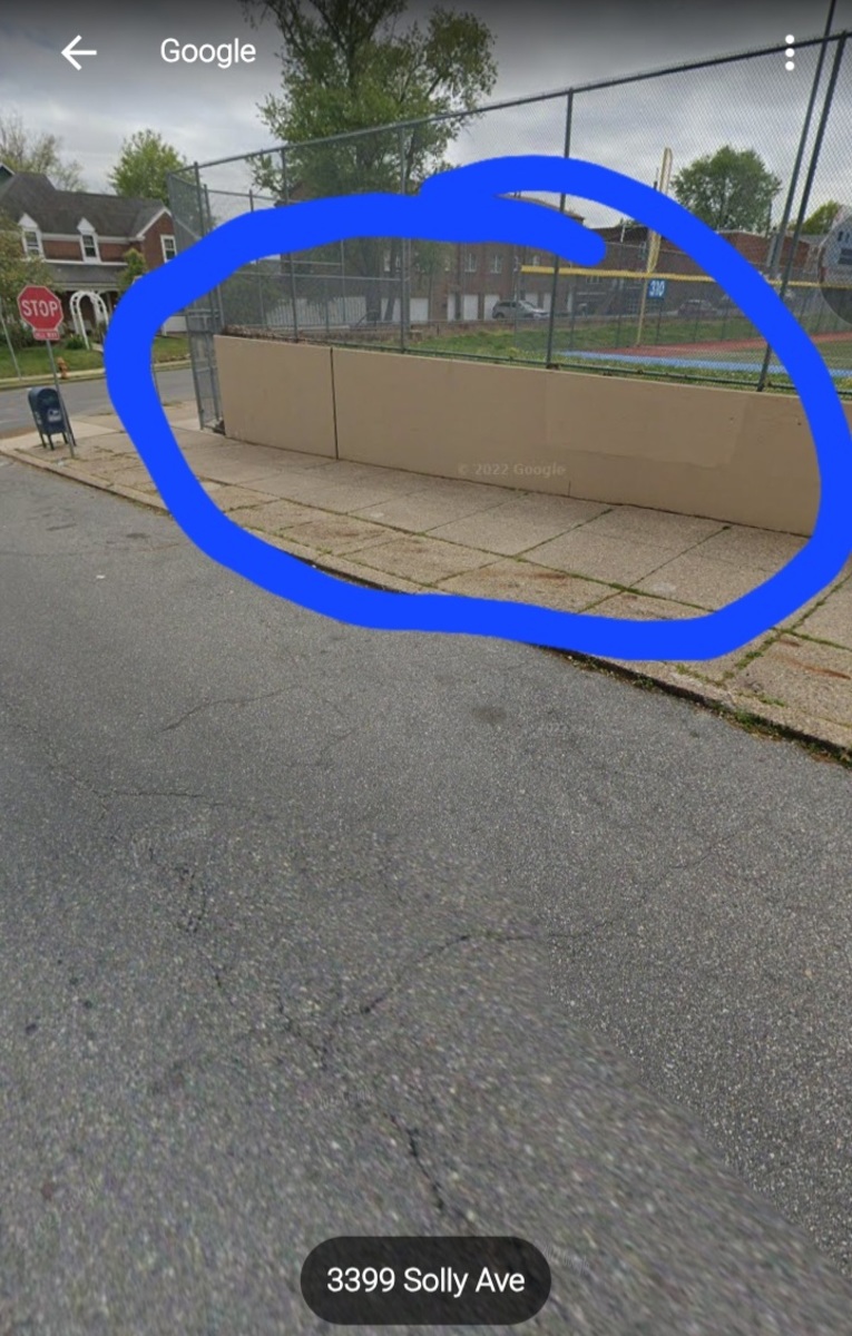 Photographic documentation of the work as submitted to the city's 311 record.