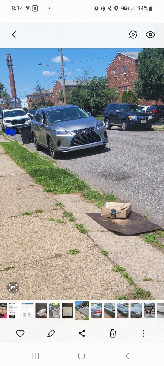 Photographic documentation of the work as submitted to the city's 311 record.