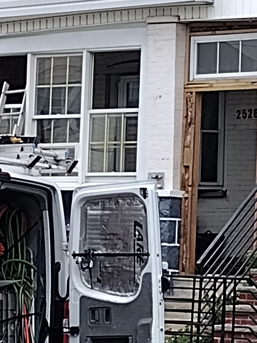 Photographic documentation of the work as submitted to the city's 311 record.