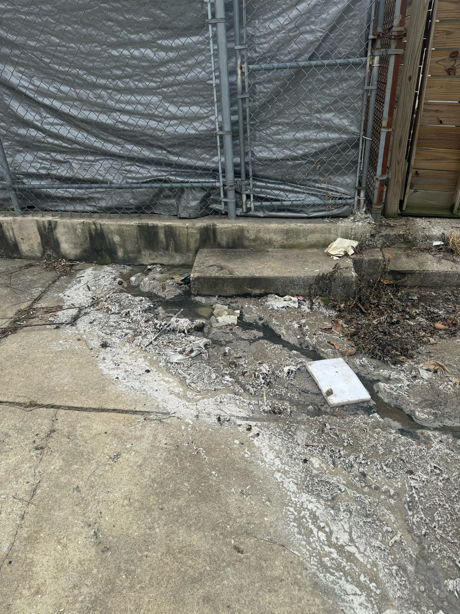 Photographic documentation of the work as submitted to the city's 311 record.