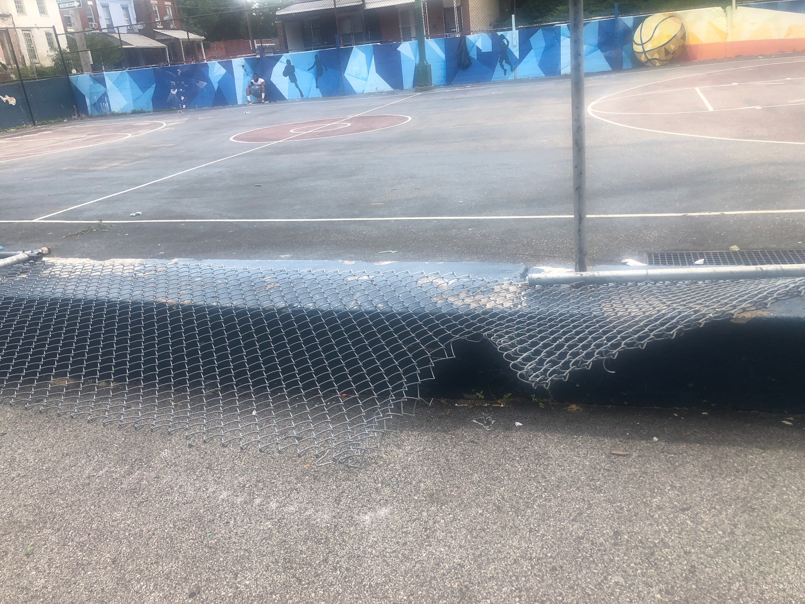 Photographic documentation of the work as submitted to the city's 311 record.