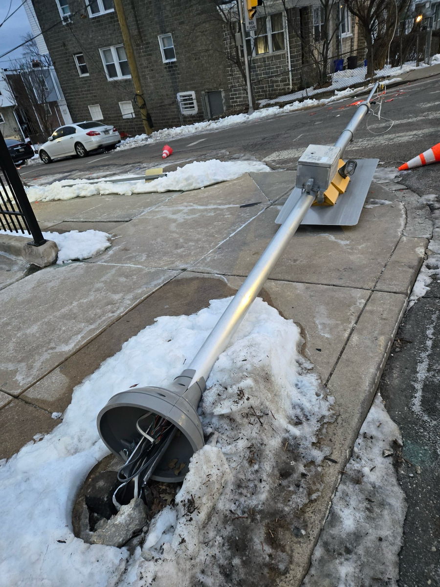 Photographic documentation of the work as submitted to the city's 311 record.