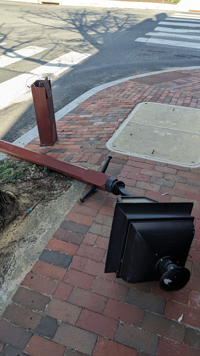 Photographic documentation of the work as submitted to the city's 311 record.