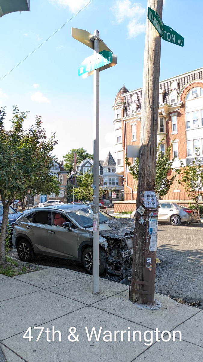 Photographic documentation of the work as submitted to the city's 311 record.