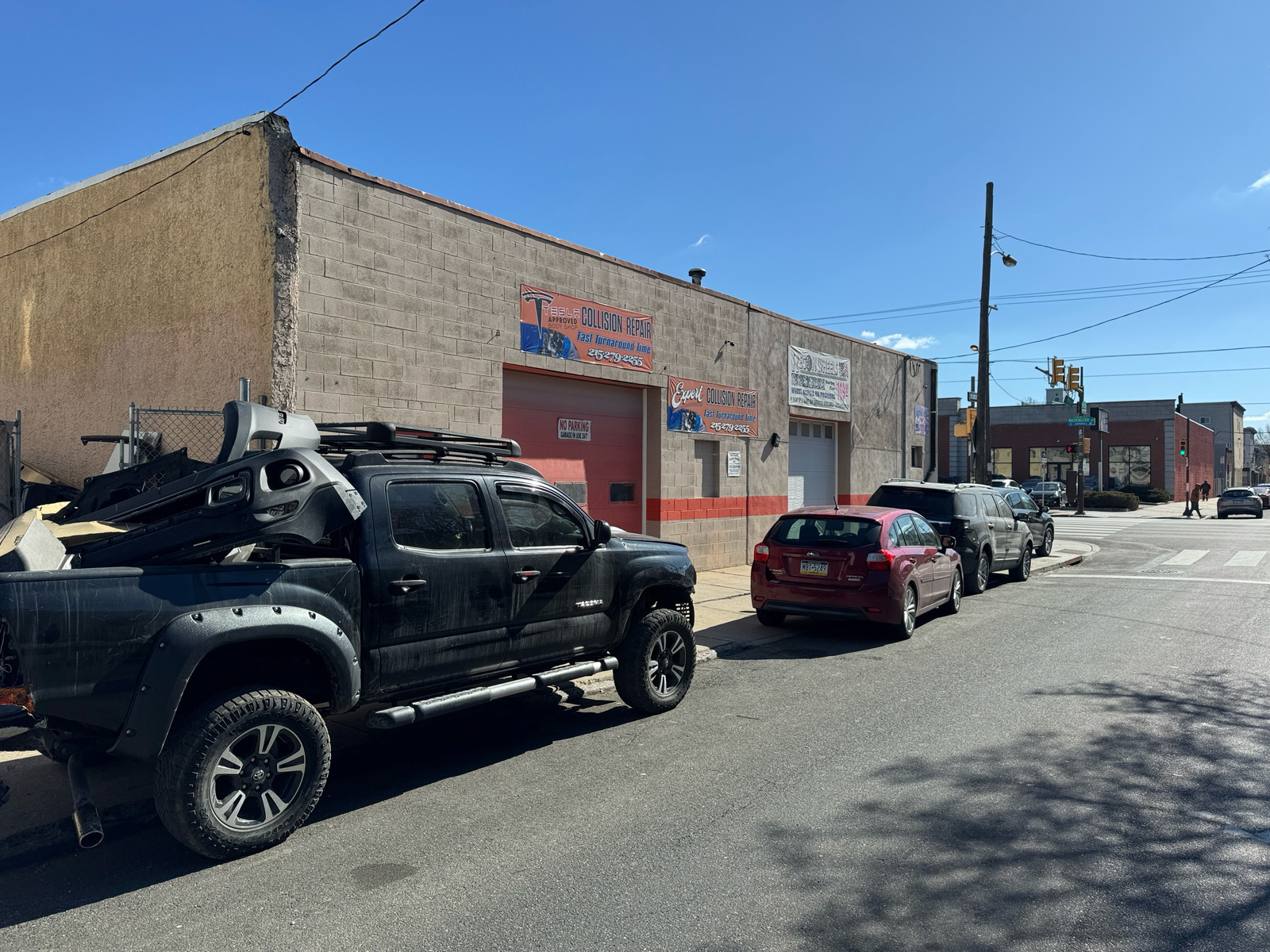 Photographic documentation of the work as submitted to the city's 311 record.