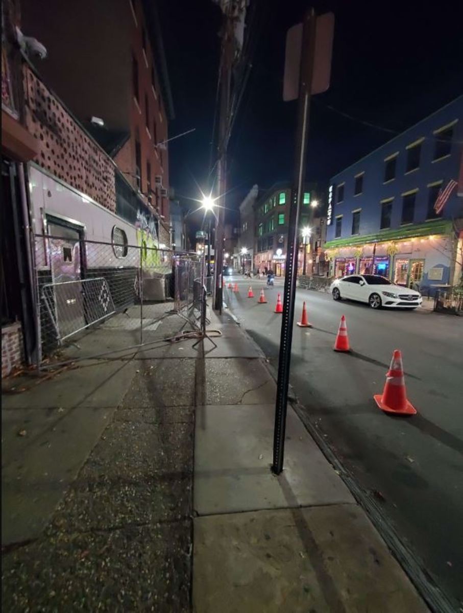 Photographic documentation of the work as submitted to the city's 311 record.