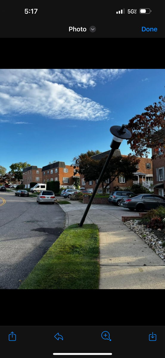 Photographic documentation of the work as submitted to the city's 311 record.