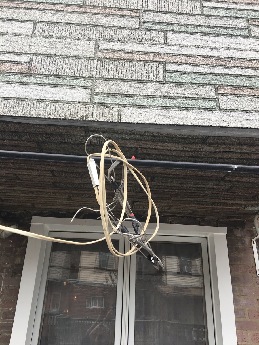 Photographic documentation of the work as submitted to the city's 311 record.