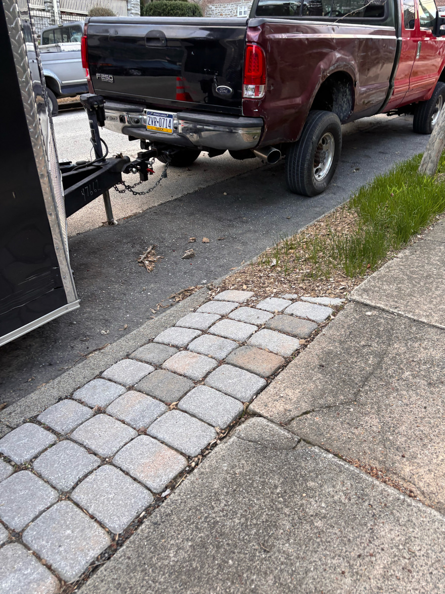 Photographic documentation of the work as submitted to the city's 311 record.