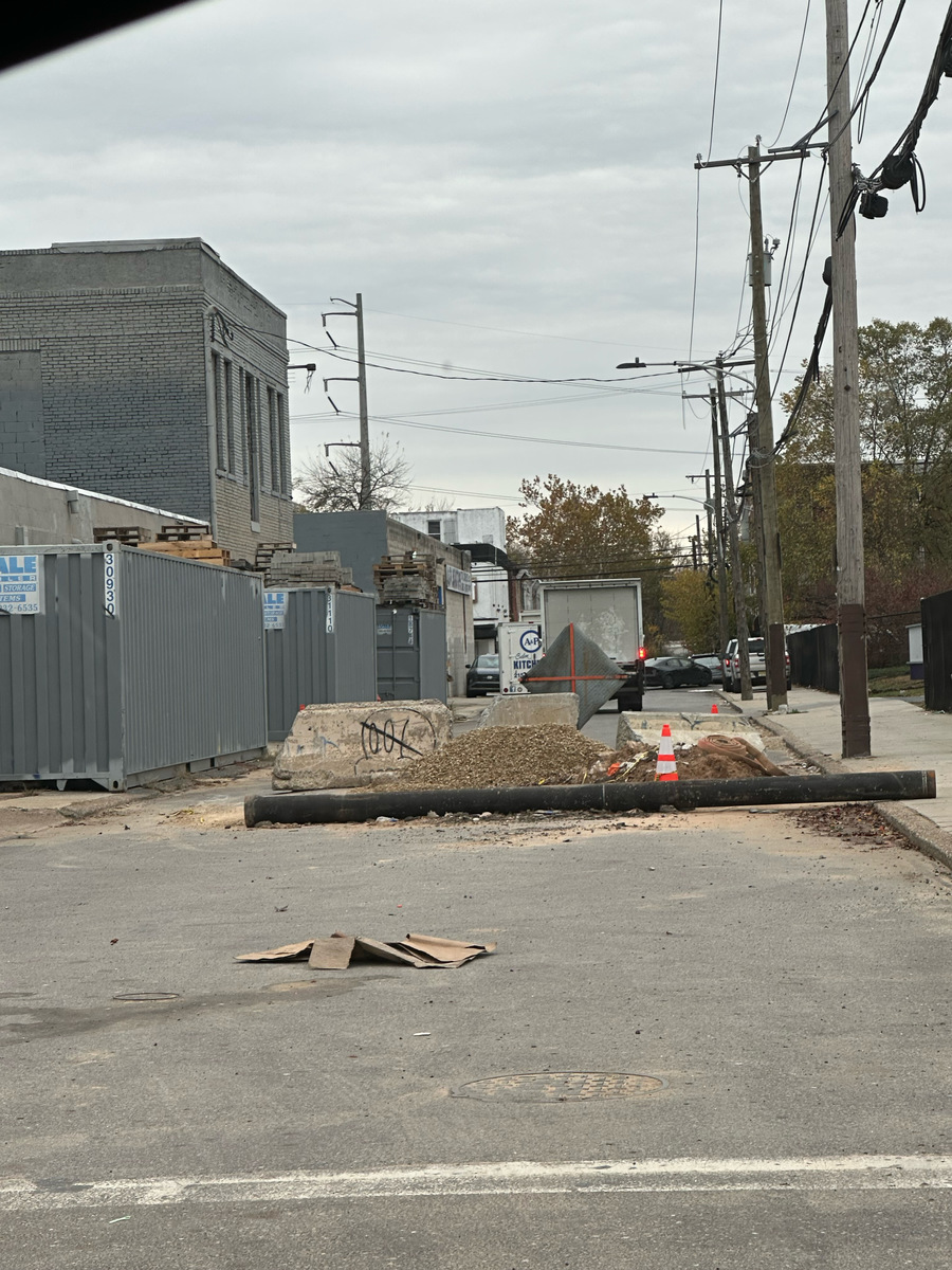 Photographic documentation of the work as submitted to the city's 311 record.