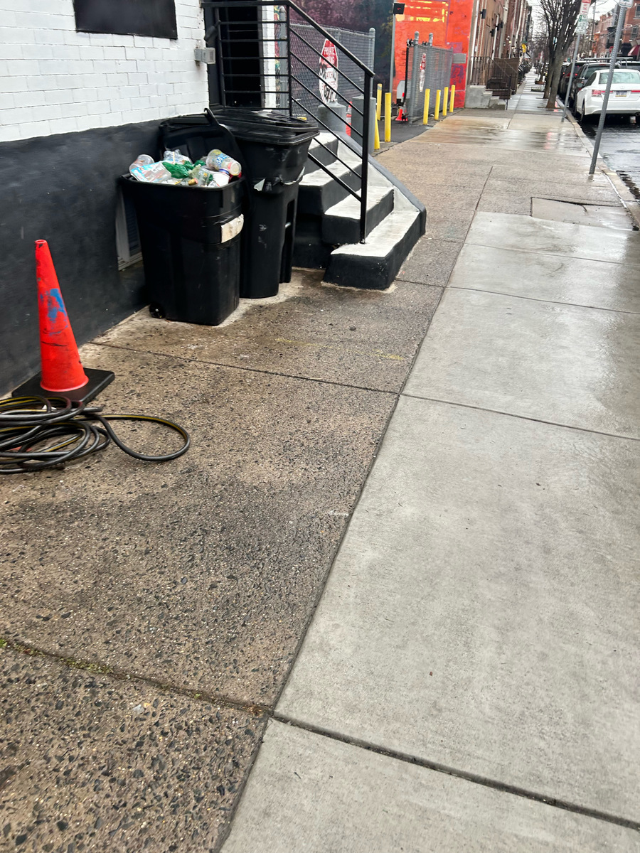 Photographic documentation of the work as submitted to the city's 311 record.