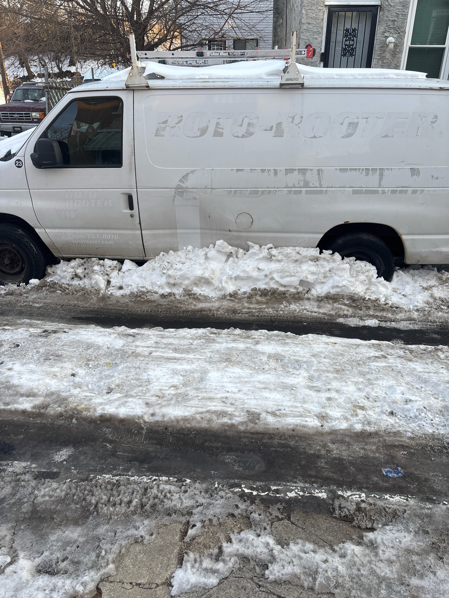 Photographic documentation of the work as submitted to the city's 311 record.
