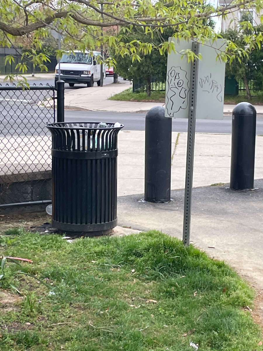 Photographic documentation of the work as submitted to the city's 311 record.