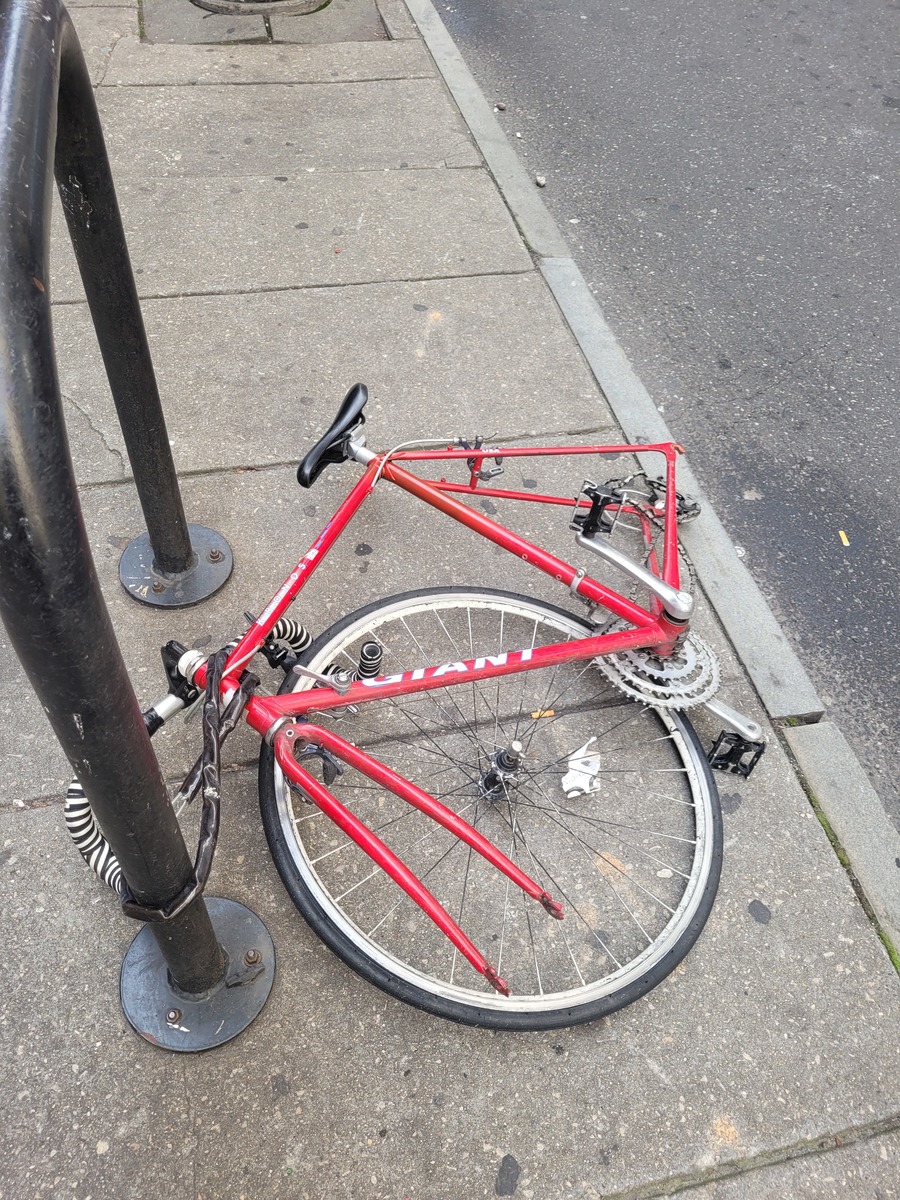 Photographic documentation of the work as submitted to the city's 311 record.