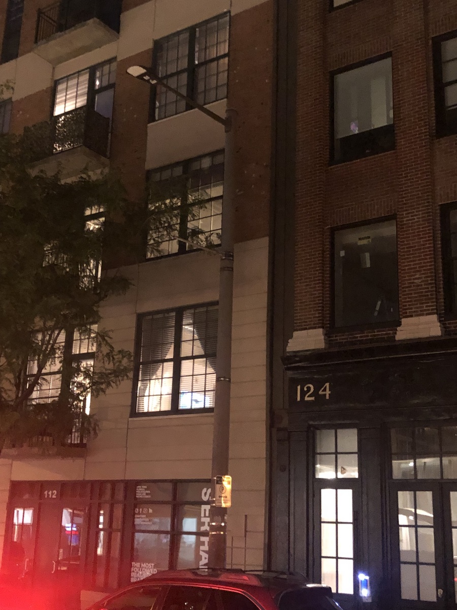 Photographic documentation of the work as submitted to the city's 311 record.