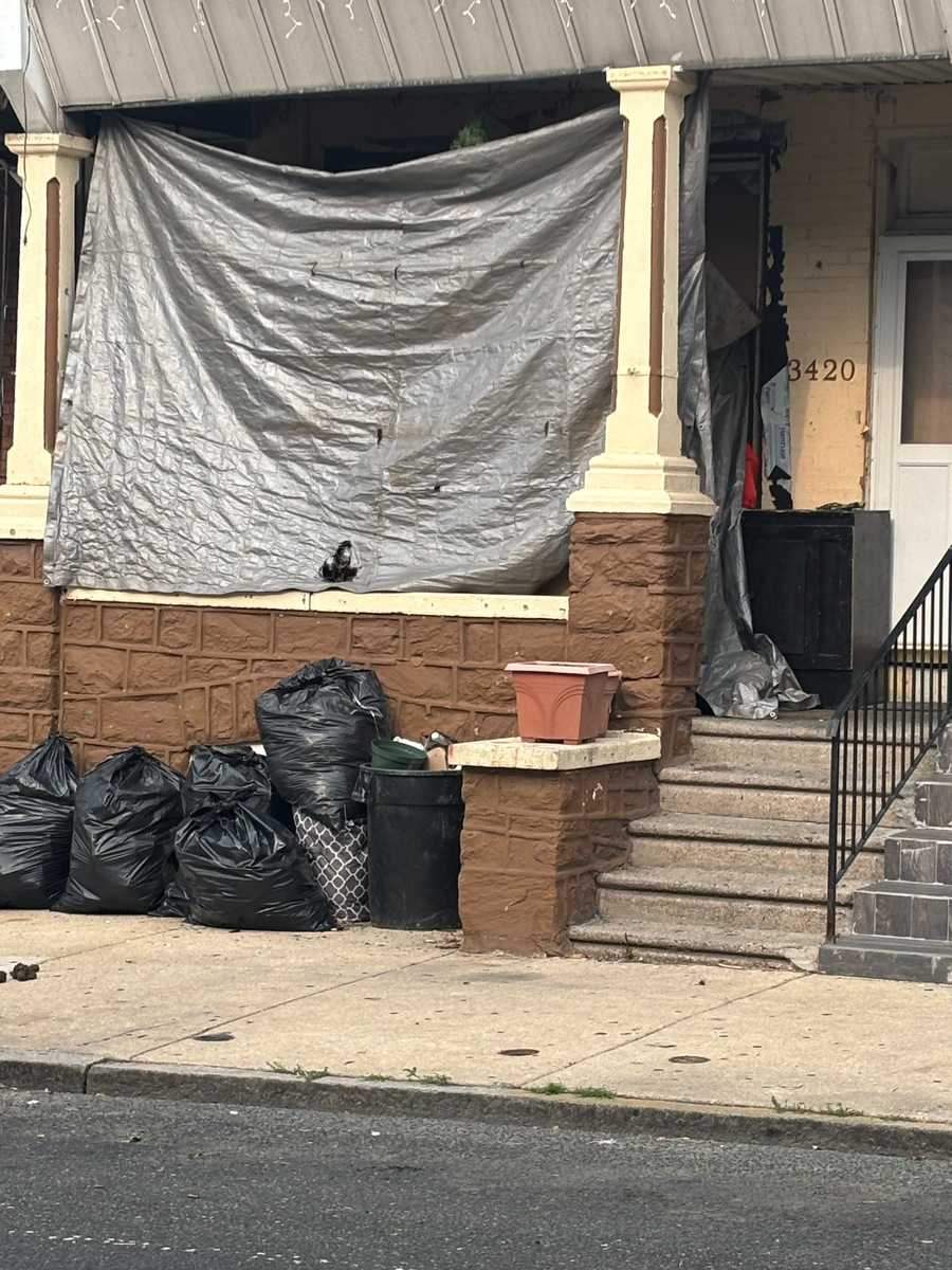 Photographic documentation of the work as submitted to the city's 311 record.