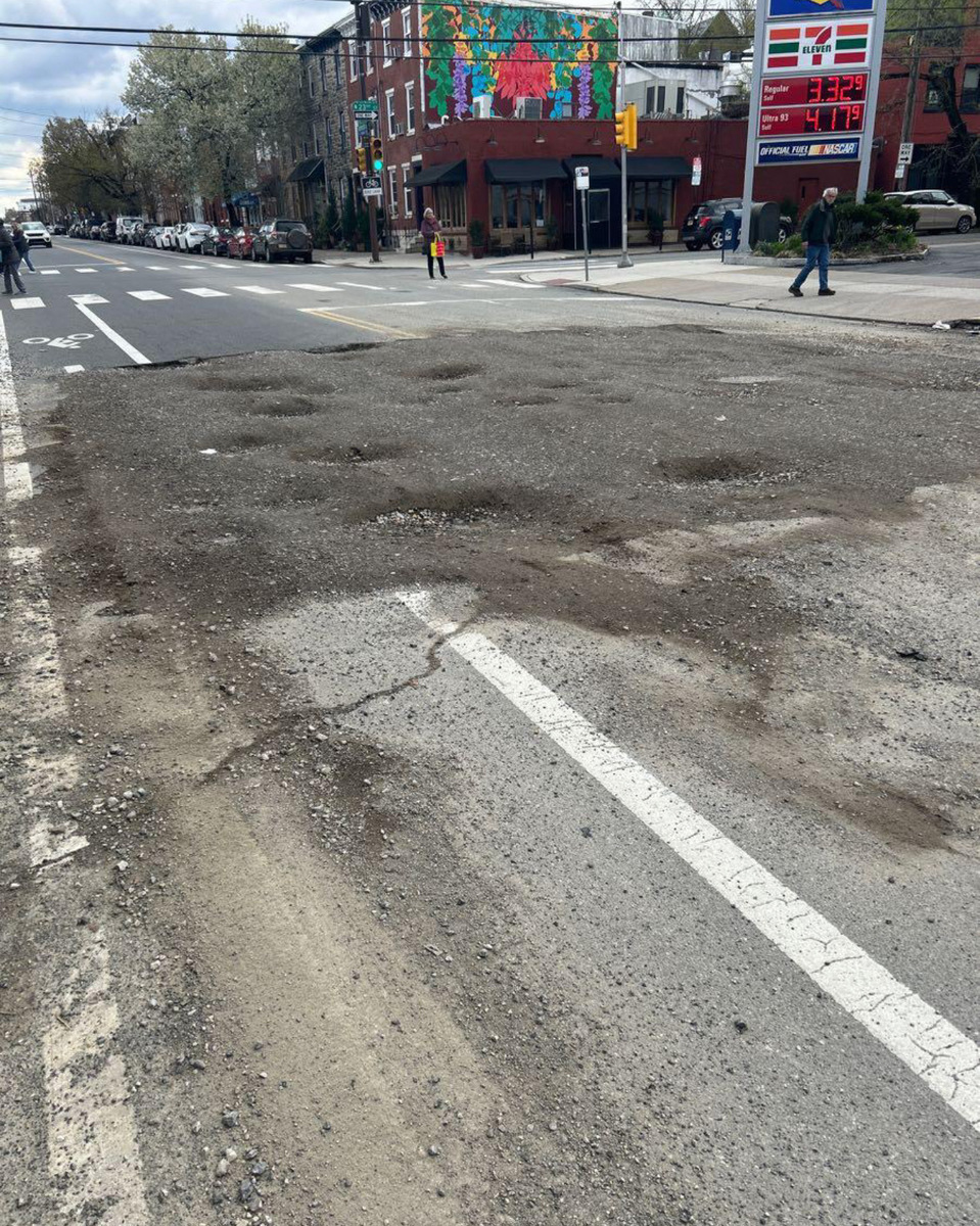 Photographic documentation of the work as submitted to the city's 311 record.