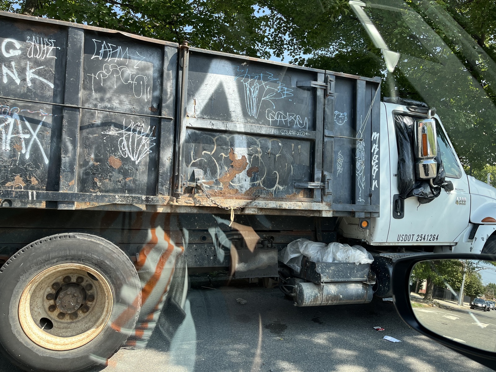 Photographic documentation of the work as submitted to the city's 311 record.