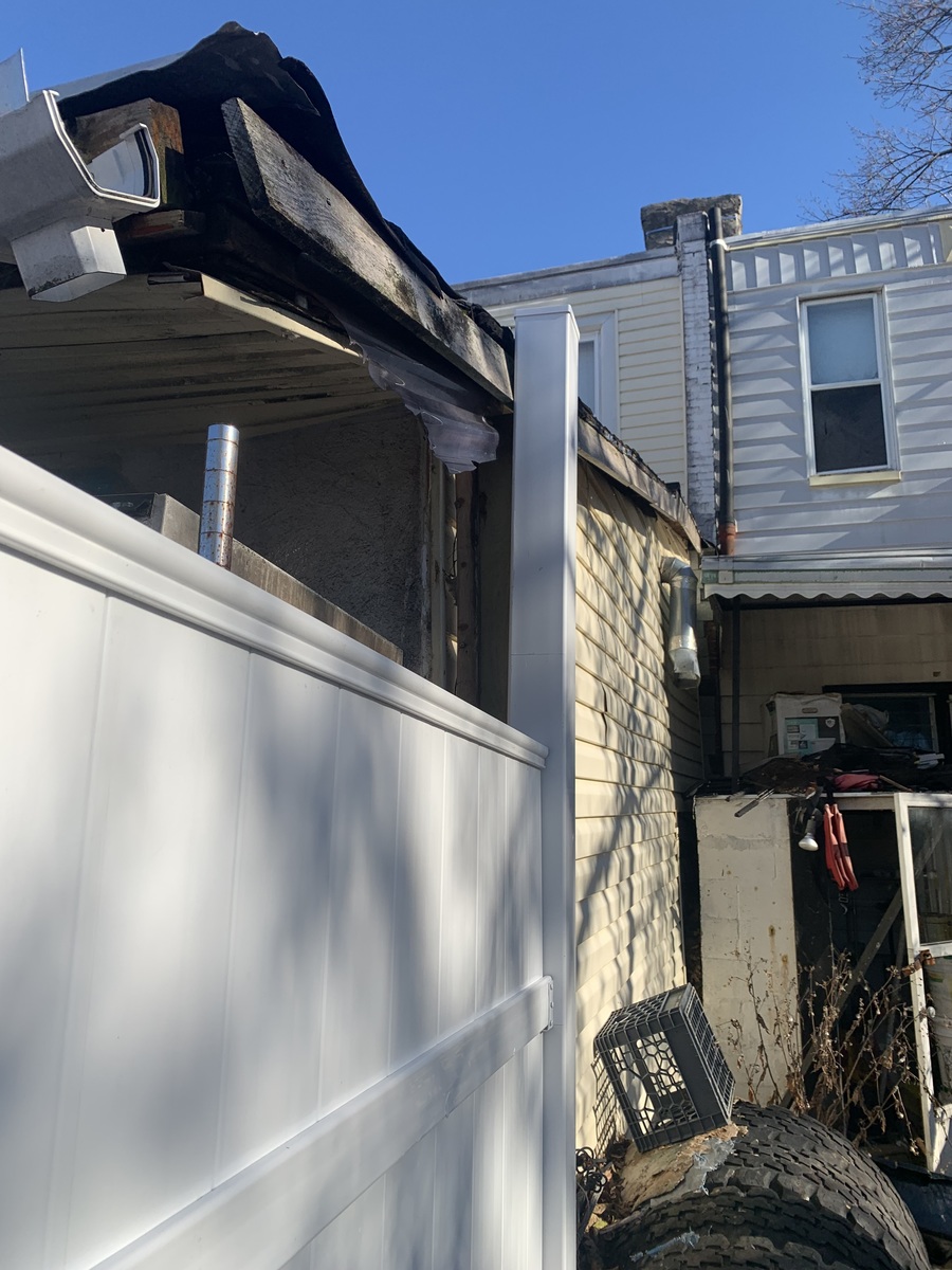 Photographic documentation of the work as submitted to the city's 311 record.