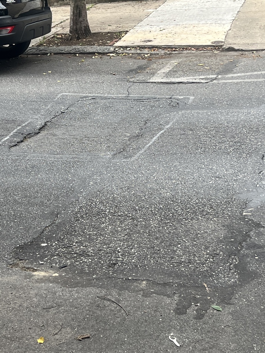 Photographic documentation of the work as submitted to the city's 311 record.