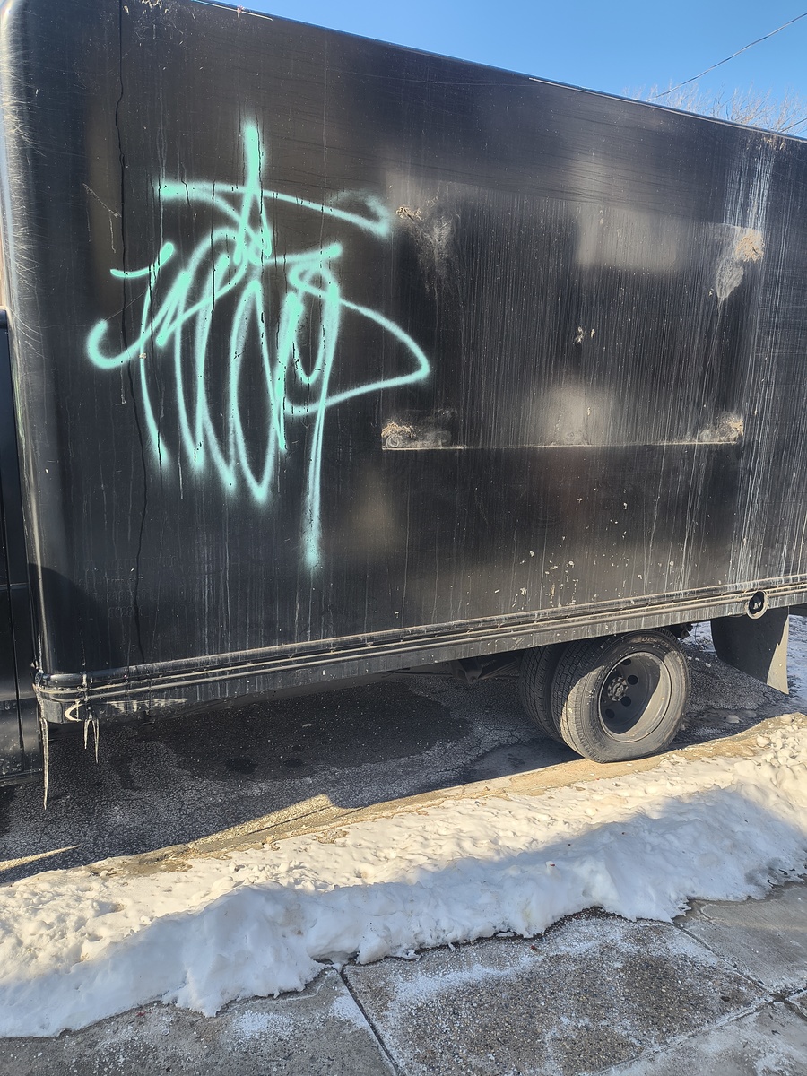 Photographic documentation of the work as submitted to the city's 311 record.