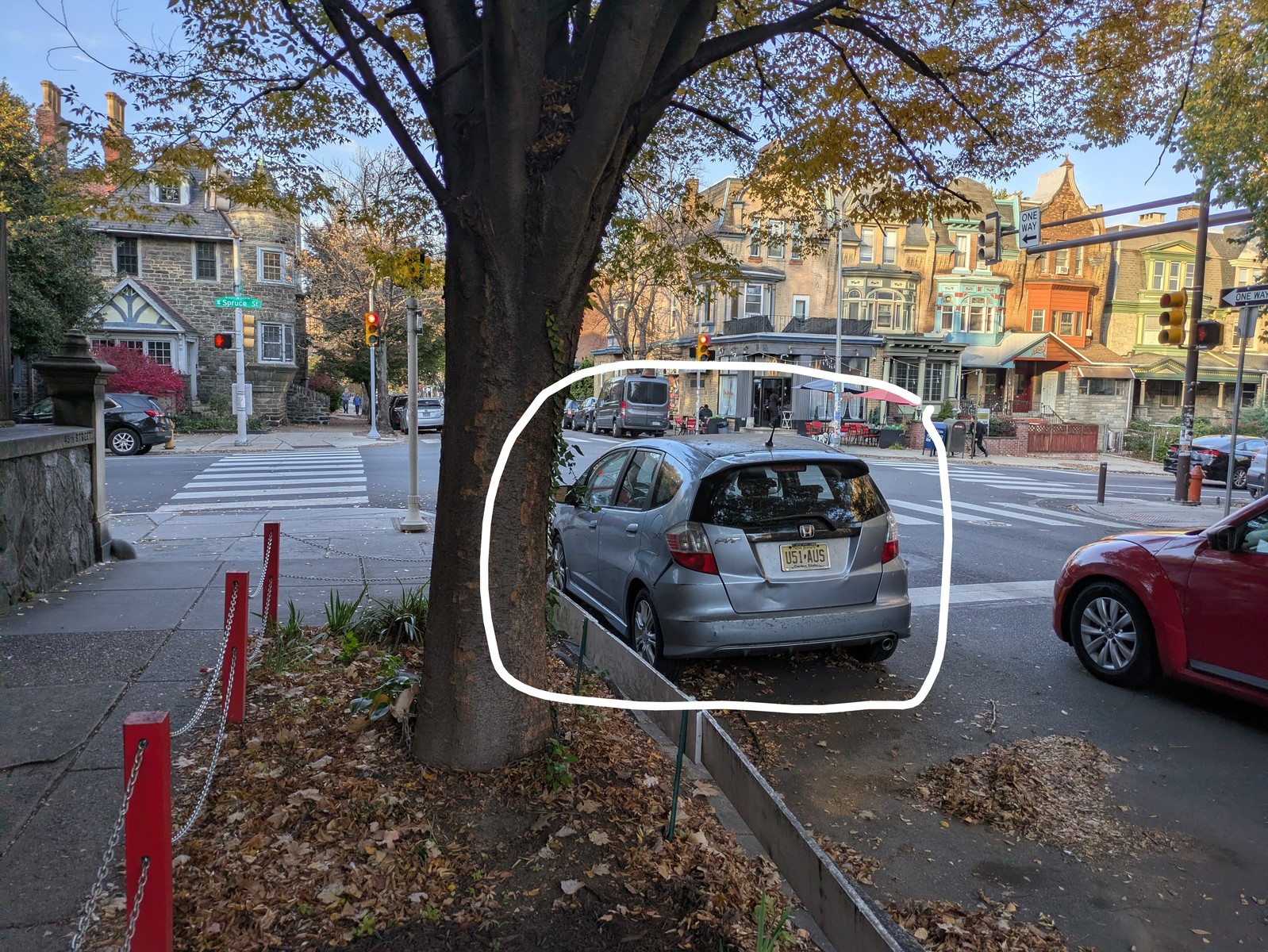 Photographic documentation of the work as submitted to the city's 311 record.