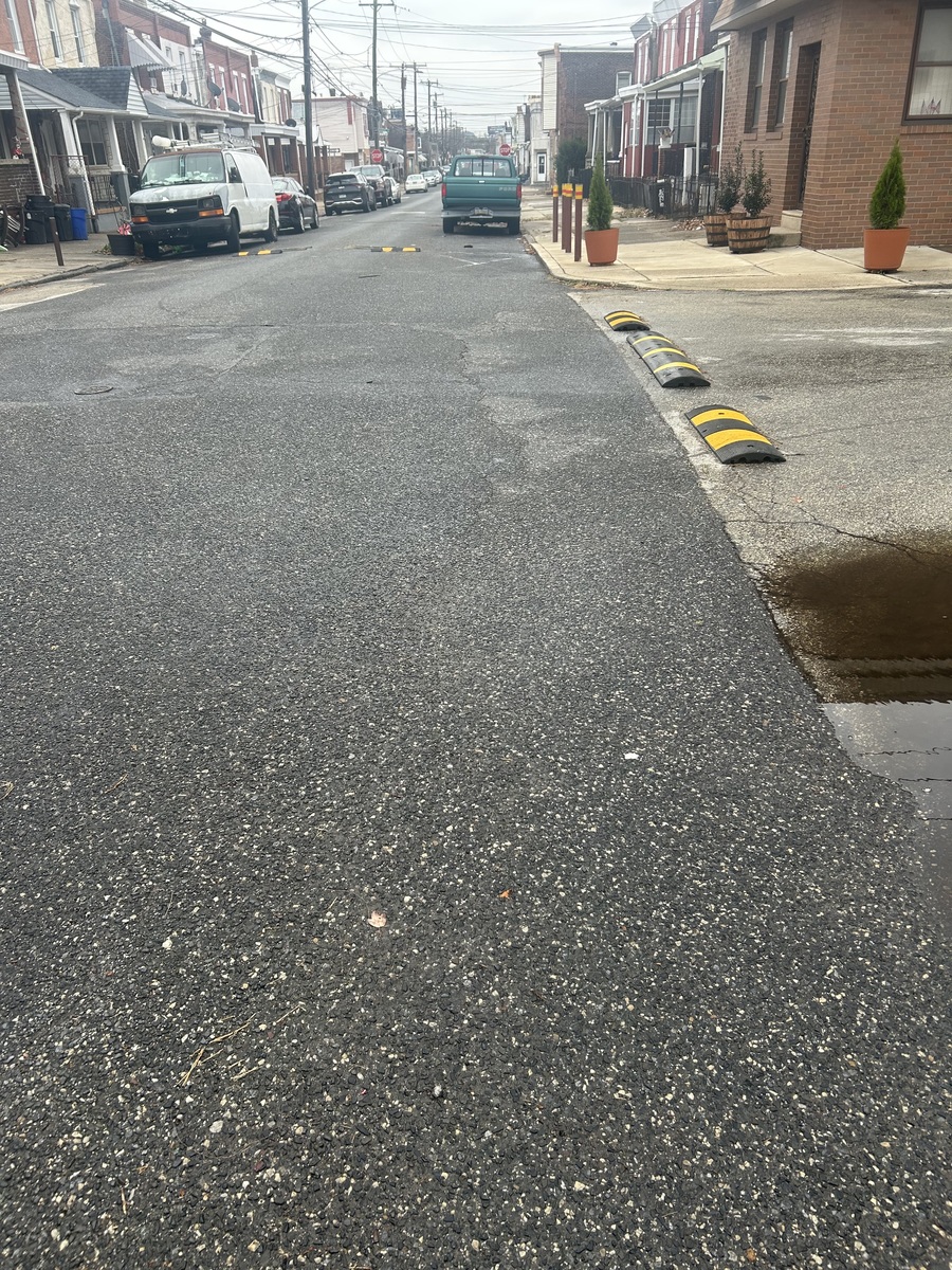 Photographic documentation of the work as submitted to the city's 311 record.