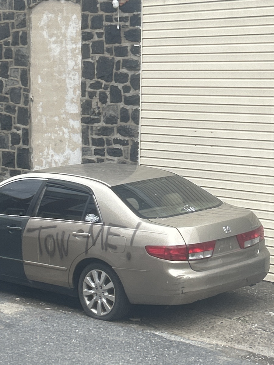 Photographic documentation of the work as submitted to the city's 311 record.