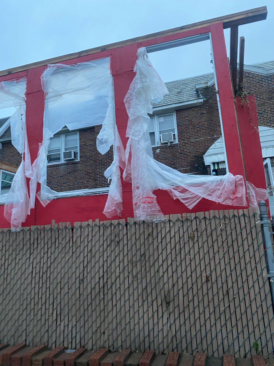 Photographic documentation of the work as submitted to the city's 311 record.