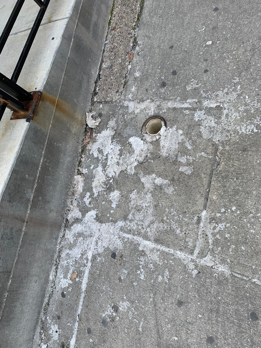 Photographic documentation of the work as submitted to the city's 311 record.