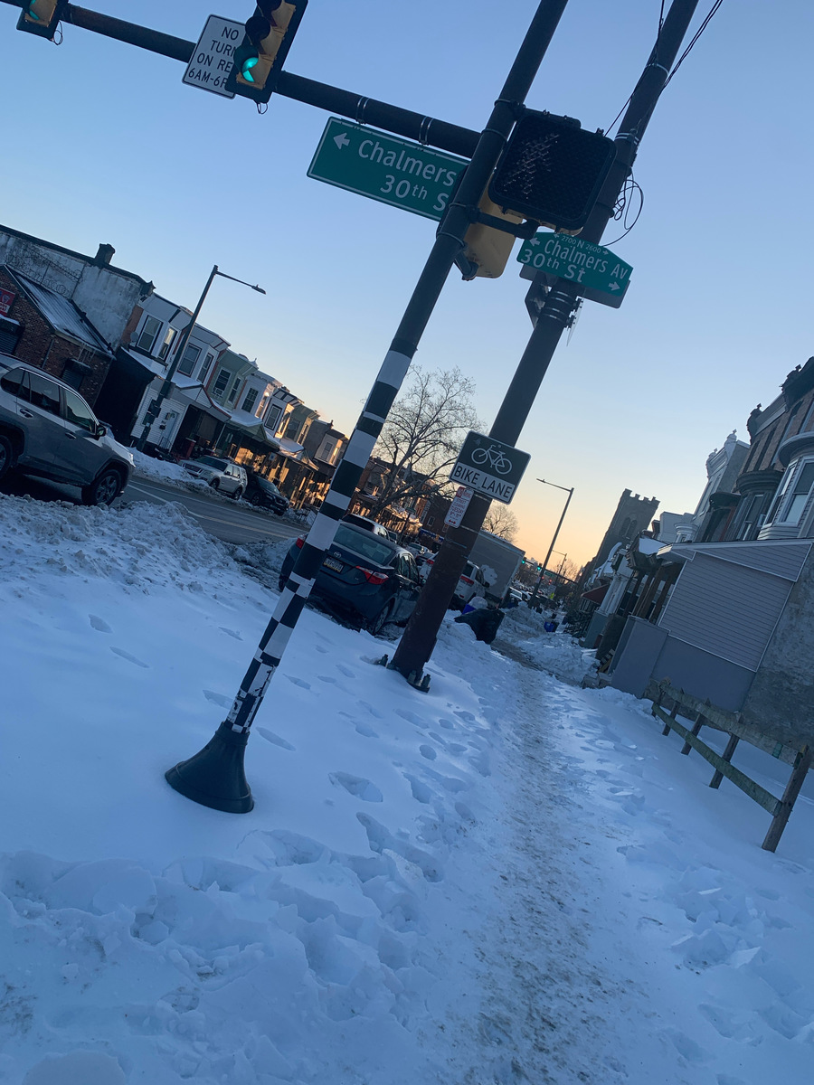Photographic documentation of the work as submitted to the city's 311 record.