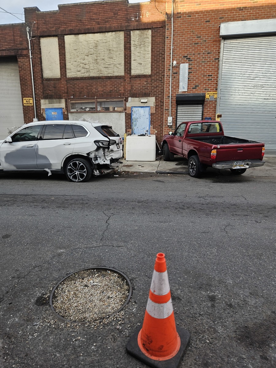 Photographic documentation of the work as submitted to the city's 311 record.