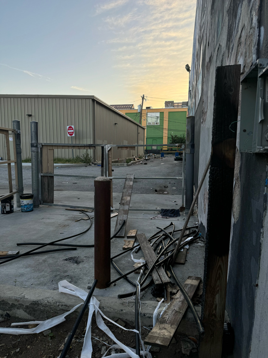 Photographic documentation of the work as submitted to the city's 311 record.