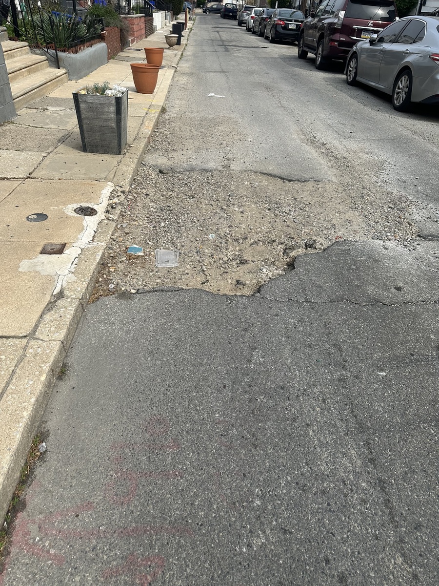 Photographic documentation of the work as submitted to the city's 311 record.