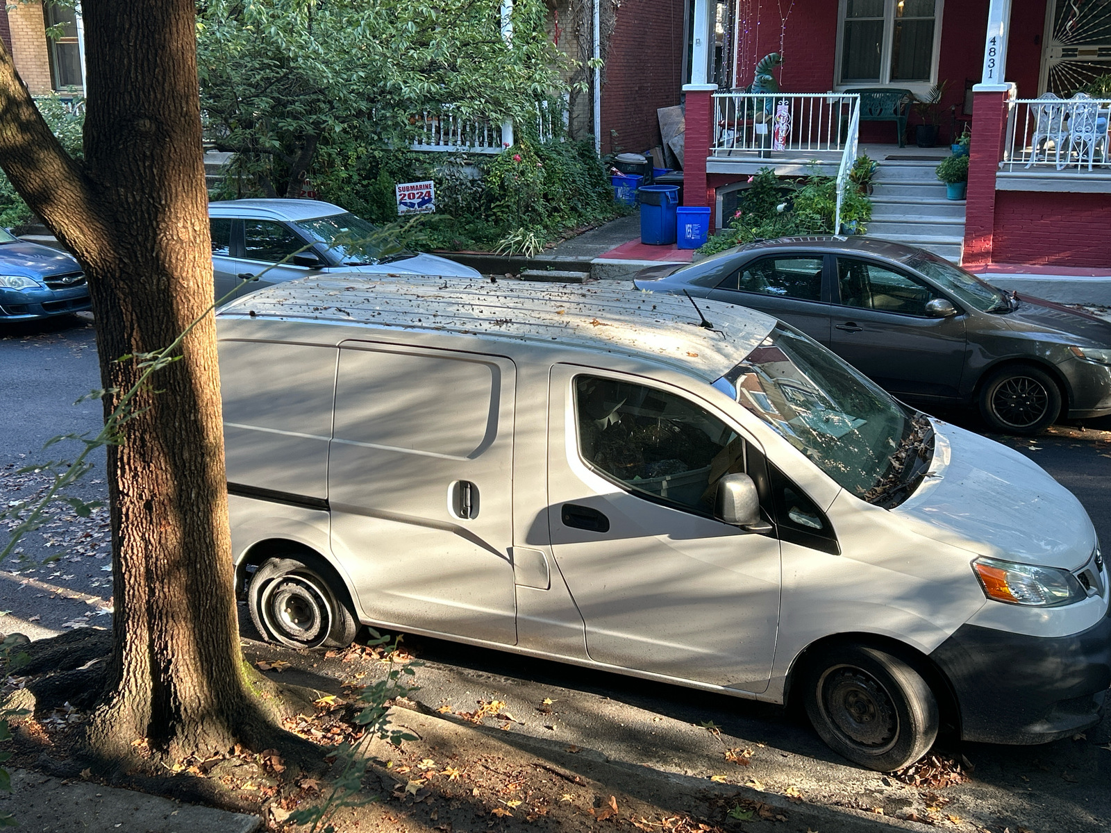 Photographic documentation of the work as submitted to the city's 311 record.