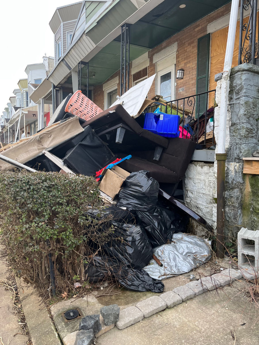 Photographic documentation of the work as submitted to the city's 311 record.