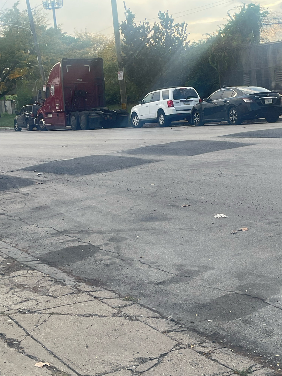 Photographic documentation of the work as submitted to the city's 311 record.