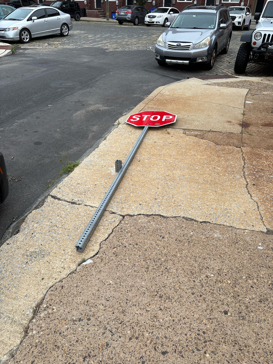 Photographic documentation of the work as submitted to the city's 311 record.