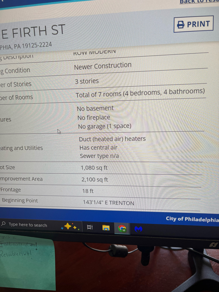 Photographic documentation of the work as submitted to the city's 311 record.