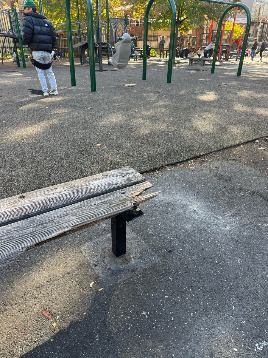 Photographic documentation of the work as submitted to the city's 311 record.