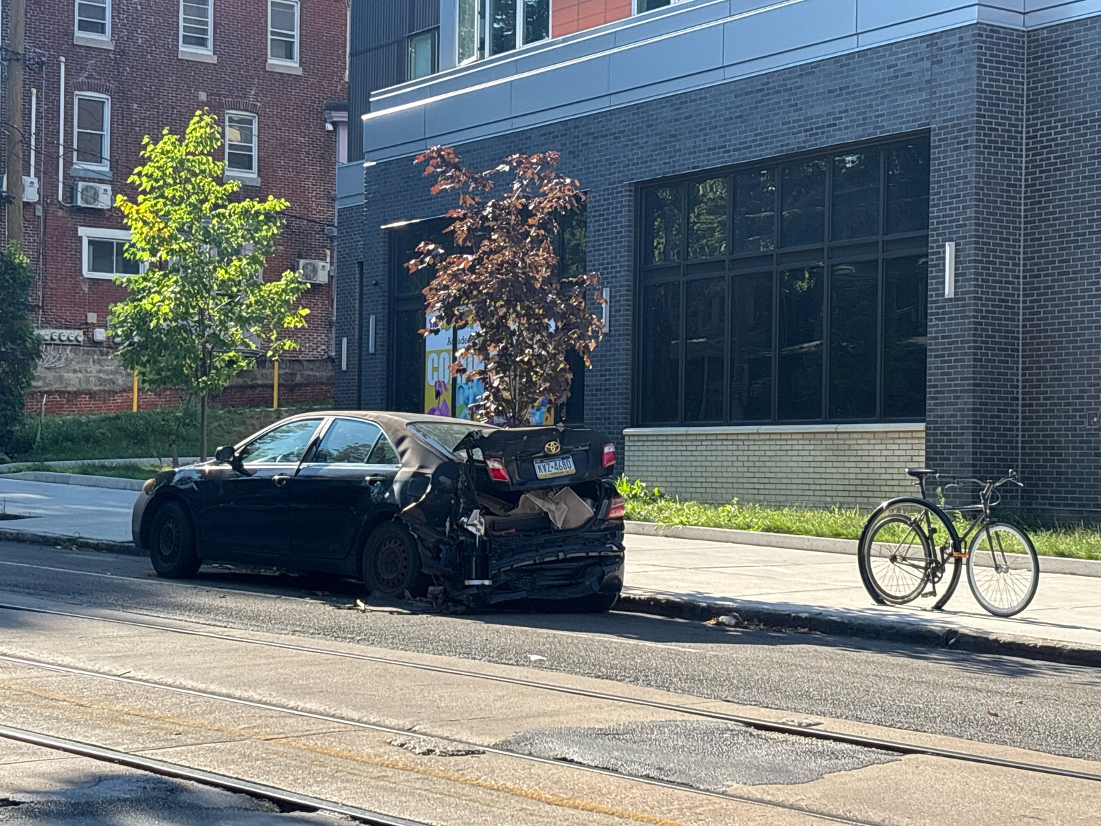 Photographic documentation of the work as submitted to the city's 311 record.