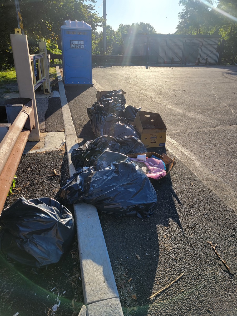 Photographic documentation of the work as submitted to the city's 311 record.